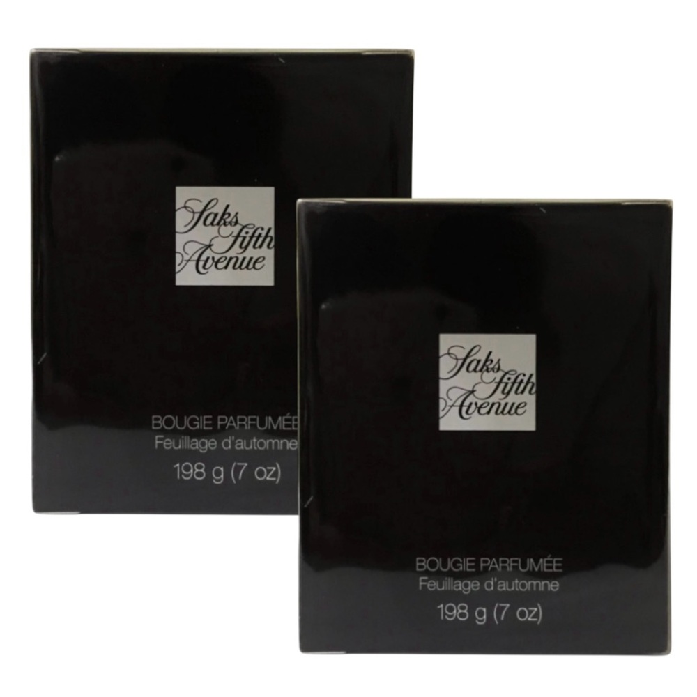 FOR @wisemoves 🆕💕[Lot of 2] SKAKS FIFTH AVENUE Candles• Autumn Foliage • 7oz ea. - Picture 5 of 5